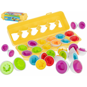 Montessori edukativna slagalica u kutiji s jajima oblici 12 kom.