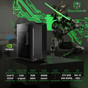 Bab Racunalo Fighter i3165016 (Intel i3 10100F, 16GB DDR4, 480GB SSD, GTX 1650 4GB, WiFi) Win10P