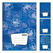 Zvezek A5, 60 listov - čist 560