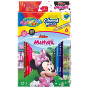 Olovke u boji Colorino Disney - Junior Minnie, 12 + 1 boja i šiljilo