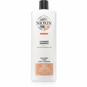 Nioxin System 3 čistilni šampon za barvane redke lase 1000 ml