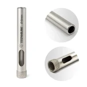shumee Diamantni sveder za luknje za mokro kamenino, steklo, ploščice, 6 mm titan
