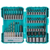 Total Svedri in svedri TACSDL24502 ??Drills and bits, set of 45, industrial