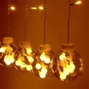 IRIS Sfera oblik 8 Program / 2,5m / daljinsko upravljanje / toplina fehér/12kom LED-es USB-s svjetlosni ukras