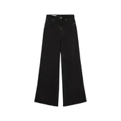 Bershka Kavbojke črn denim