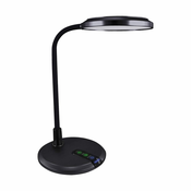 Ideus 6,5W LED namizna svetilka z nastavljivo barvo svetlobe in stikalom na dotik, črna PLATON 04229