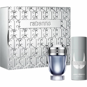 Paco Rabanne Paco Rabanne Invictus Eau De Toilette 100 ml + Deodorant 150 ml Set Paco Rabanne Blagdanski Set Muške toaletne vode - Eau de Toilette