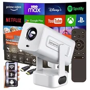 ZENWIRE Zenwire Imc360 Mini Prenosni Projektor Android 13 Wifi 360 Full Hd 4K Za Mobilne Telefone
