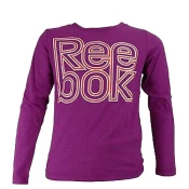 Reebok Majica za devojcice na dugi rukav S49454, Ljubicasta