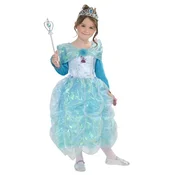 Princeska blue paradise otroški kostum velikost (110-116cm)