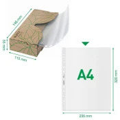 Leitz Euro kuverte U RECYCLE At Hand v škatli - A4, 70 mic, 40 kosov