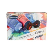 Akrilne barve Schmincke College Acrylic – kartonski set 5 x 75 ml