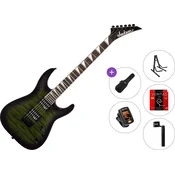 Jackson JS Series Dinky Arch Top JS32Q DKA HT AH Standard SET Transparent Green Burst Električna kitara