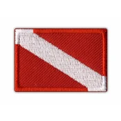 shumee Potapljaška zastava Patchion - Prišita - Vezen našitek/značka/emblem