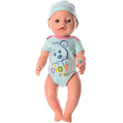 Lutka-beba Raya Toys - 7 funkcija i 10 dodataka, plava