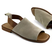 Mona Shoes Ženske sandale, Kožne, Bež