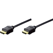 Digitus HDMI priključni kabel [HDMI-vtič  HDMI-vtič] črna Digitus