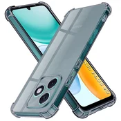 TPU gel ovitek Techsuit Shockproof za Honor X5c Plus - smoke black