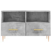 TV ormaric boja betona 80 x 36 x 50 cm konstruirano drvo