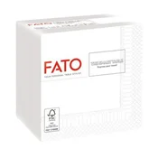 Serviete, 1/4 pregib, 24 x 24 cm, FATO Smart Table, bele, 100 kosov