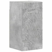 vidaXL Kopalna stenska omarica DELFT Betonsko siva 30 x 31 x 59 cm