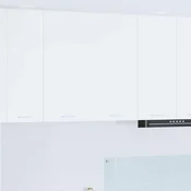 vidaXL Viseča omarica Riga Bela 80 x 31 x 80 cm Konstruiran les