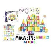 Magnetne Kocke Magnetni konsturktor Build & Drive 116 delova Magnetne kocke ( SW12756 )