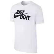 Nike M NSW TEE JUST DO IT SWOOSH, muška majica, bijela AR5006