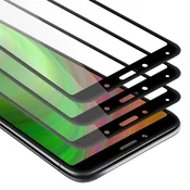 Cadorabo CADORABO Xiaomi RedMi 7A - Zaščitna folija v transparentno s čarno - 3-pack Kaljeno steklo za zaščito zaslona s trdoto 9H in 3D dotikom, (20563008)