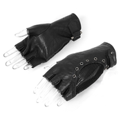 Rokavice DEVIL FASHION - Cutthroat Steampunk Gauntlets with Mesh Panelling - GE013