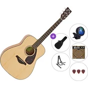 Yamaha FG800M SET 2 Natural Matte Akustična kitara