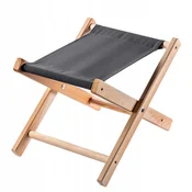 KADAX Zložljiv stolček Leseni stolček 40x31 cm Vrtni dom Vrtni sedež, (5000361341)