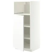 METOD Visoki element za ugradb uredaje, bijela/Voxtorp mat bijela, 60x60x140 cm