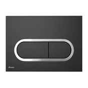 Ravak X01797 - Dugme za ispiranje 24,7x16,5 cm CHROME crna
