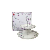 Sigma Porcelan etažer (Violet) JH-PL2-VIO