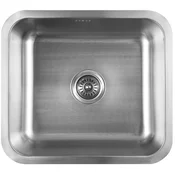 AQUALINE Elegantni vgradni kuhinjski umivalnik iz nerjavečega jekla 50x18x45cm