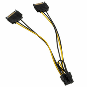 Akasa - Napajanje SATA na 6+2-pinski adapter PCIe