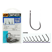 Trnki Owner 5169 - Cutting Point Aki Twist Hooks- Št:1/0-7/0