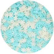 Funcakes Dekoriranje slaščic - Snežinke bele/modre