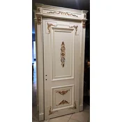 Casa Padrino luxury baroque apartment door white/gold - Magnificent solid wood door with frame - Luxury furniture in baroque style - Hotel furniture - Baroque furniture - Baroque furnishings