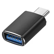 BLUE STAR Blue Star, OTG USB-C Moški v USB 3.0 Ženski Adapter, Črna, (5000276782)