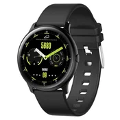 Rubicon Pametna ura RNCE61 s črnim AMOLED kovinskim ohišjem