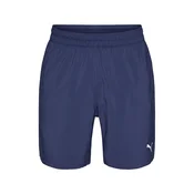 PUMA Športne hlače TAD ESSENTIALS temno modra / bela