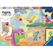 Ravensburger Puzzle&Play: Caveman 2x24 kosov