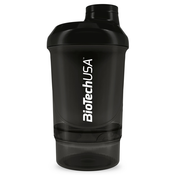 Biotechusa Šejker Shaker Wave+ Nano, 300ml, Crni