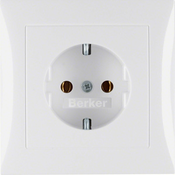 Berker Berker SCHUKO vtičnica pws/gl 47428989, (20888357)