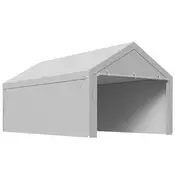VEVOR Nadstrešek za avtopralnico 6x4 m siva