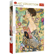 Gustav Klimt: Dama z lepezo 1000-delna sestavljanka - Trefl