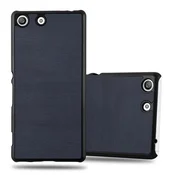 Cadorabo Cadorabo Case, združljiv s Sonyjem v Woody Blue - Hard Case zaščitni pokrov v lesu videz pred praskami in udarci, (20567725)