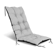 AIO FACTORY Vrtna blazina 50x50x80 cm za stol, vodoodporna, svetlo siva